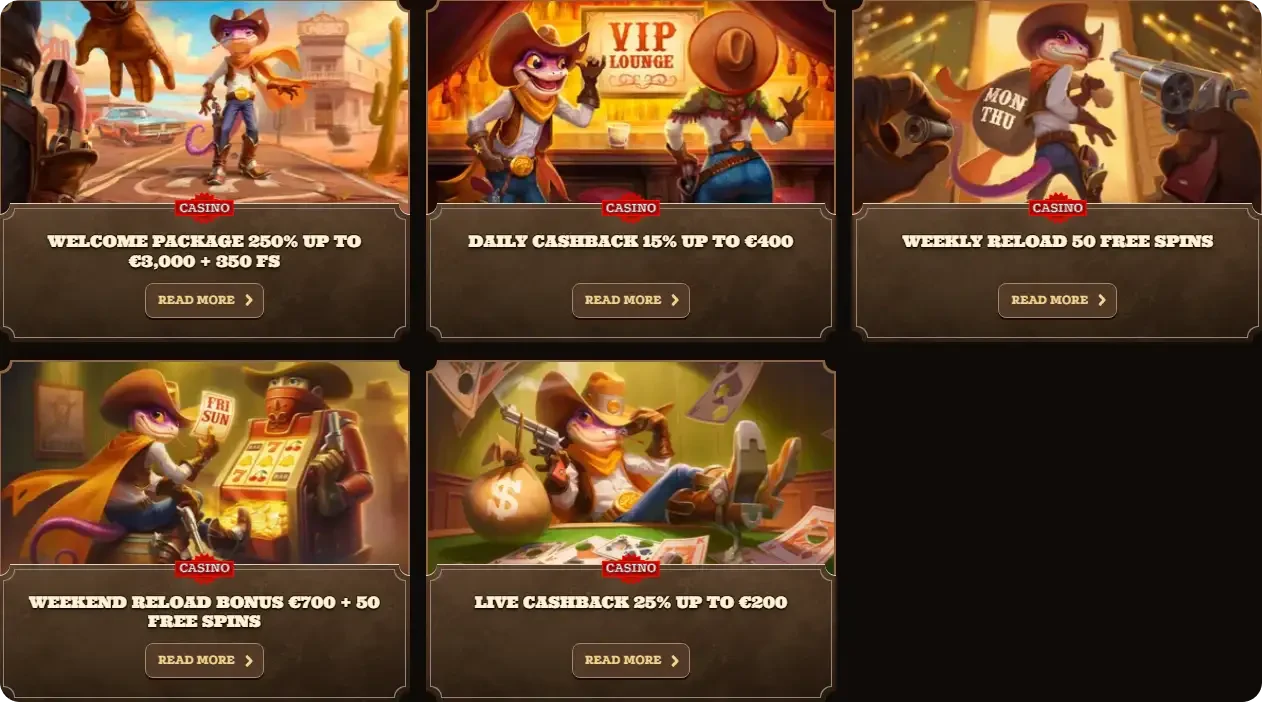 Casino Lizaro promo code